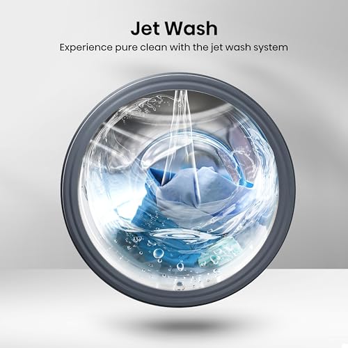 Hisense 1Q Series WF1Q8041BW Freestanding 8 KG Front Load Washing Durable Inverter Machine, Steam Wash, Quick Wash, 15 Washing Programs 1400 RPM White - Energy Rating A